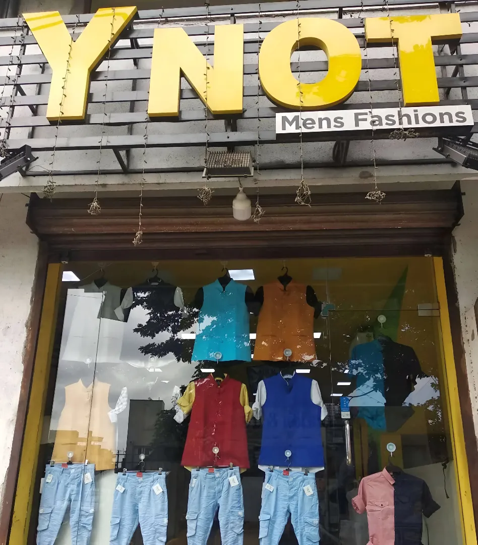 Y NOT Men's Wear